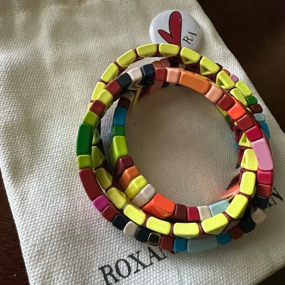 Roxanne Assoulin picnic bracelet Set of 3 - Picture 2 of 9
